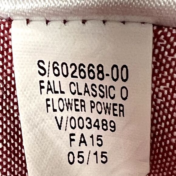 Old Navy Sz M Pink Flower Power Long Sleeve Button Down Shirt Pocket Cotton - Picture 9 of 11